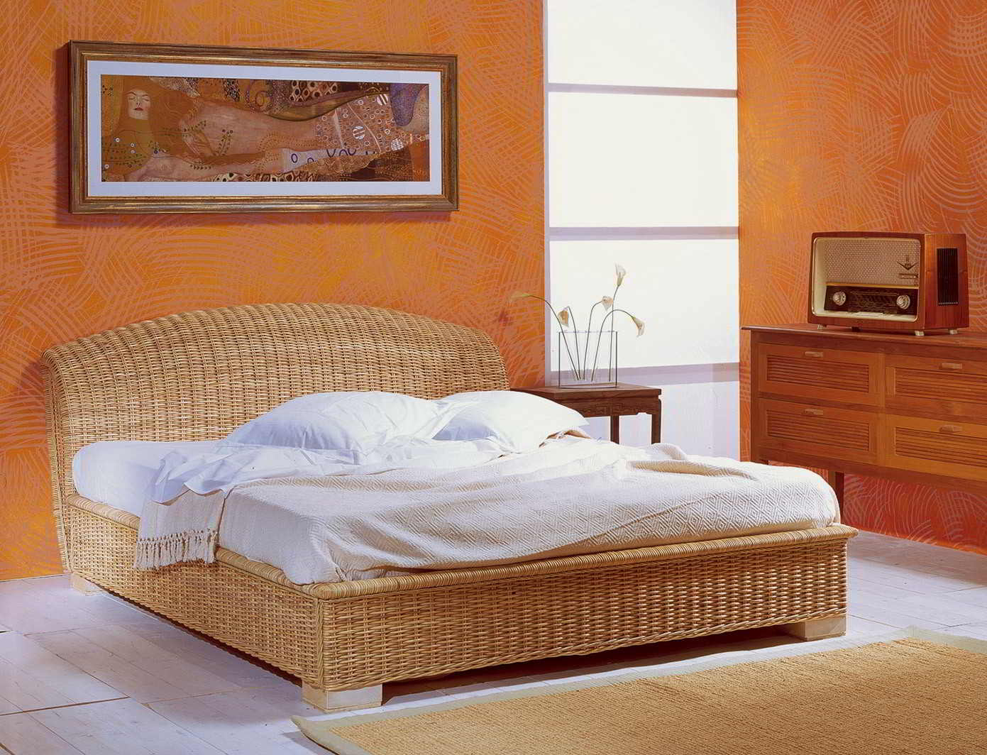 Testata Letto Vimini